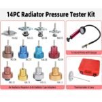 KIT TESTEUR DE PRESSION ET DÉTECTION DE FUITES DE RADIATEUR – 14 PIÈCES - Image 2