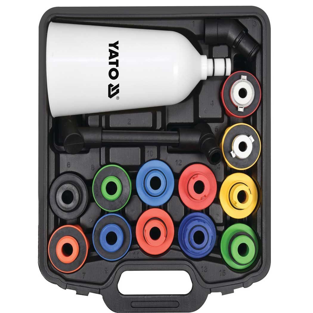 YT-06919 KIT ENTONNOIR AVEC ADAPTATEURS 15PCS YT-06919 YATO - Image 1