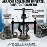 Arrache roulement 12-58mm