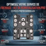 Kit de réinitialisation de piston de frein 22 pièces